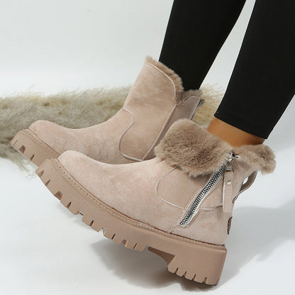 Vitoria - Botines de invierno para mujer con pelo