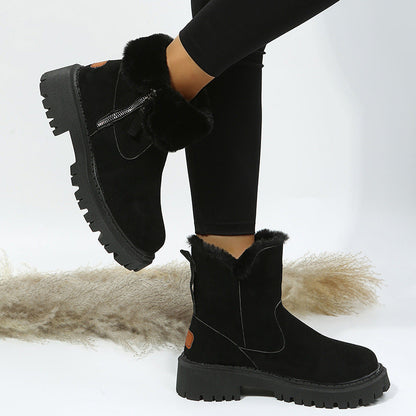Vitoria - Botines de invierno para mujer con pelo