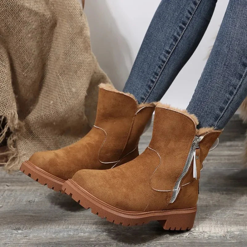 Vitoria - Botines de invierno para mujer con pelo