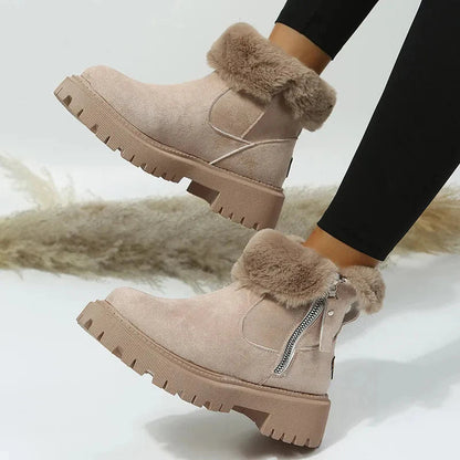 Vitoria - Botines de invierno para mujer con pelo