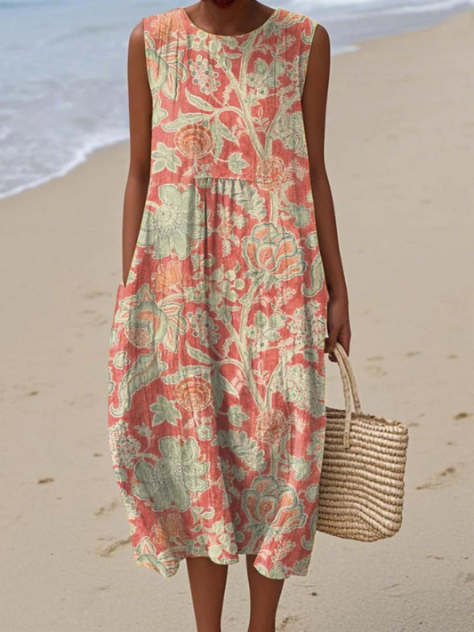 Beth | Vestido midi floral