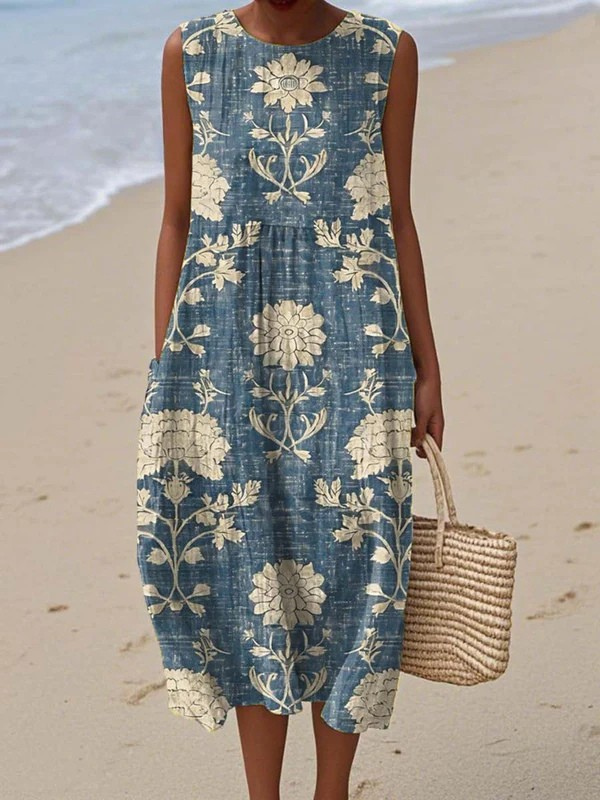 Hermoso | Vestido midi bohemio