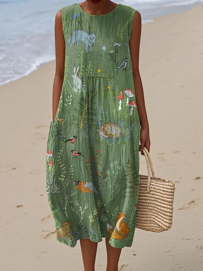 Esperanza | Vestido midi Woodland