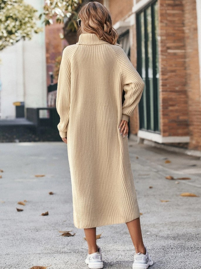 Freya - Vestido largo de invierno con cuello alto