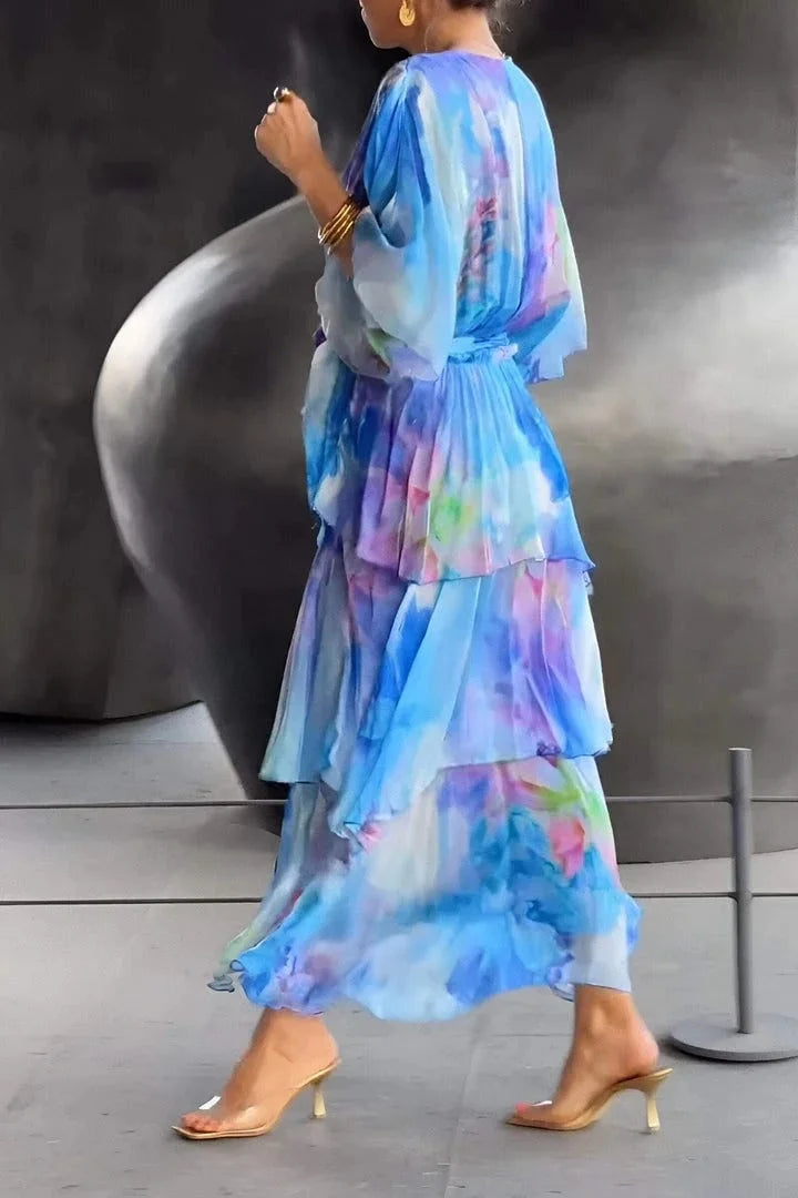 Cassia – Vestido elegante en chiffon