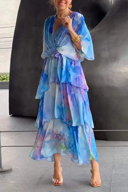 Cassia – Vestido elegante en chiffon