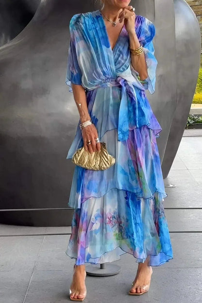 Cassia – Vestido elegante en chiffon