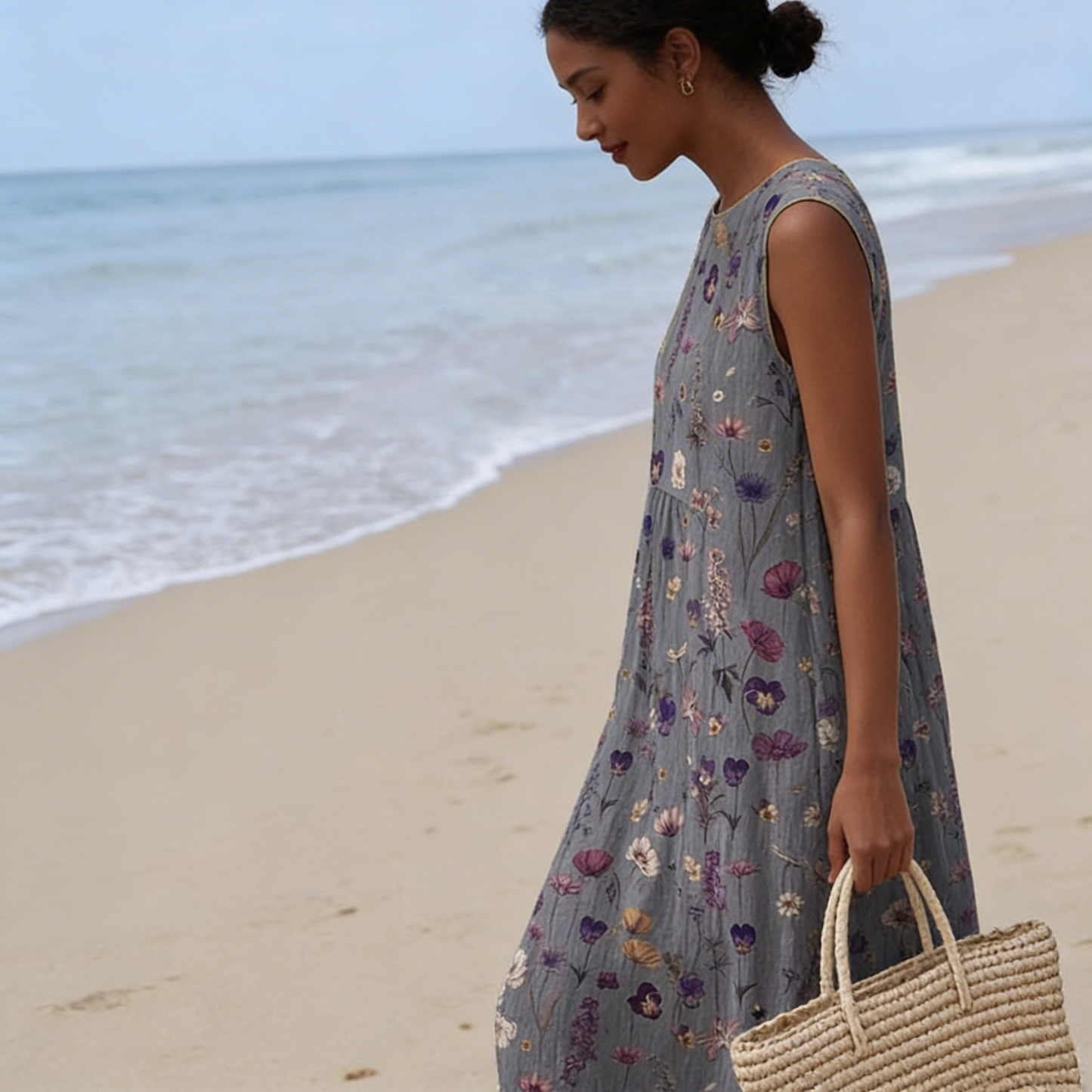 Gwen | Vestido midi floral
