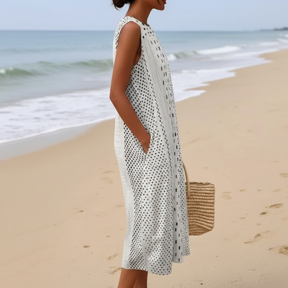 Paige | Vestido midi de lunares