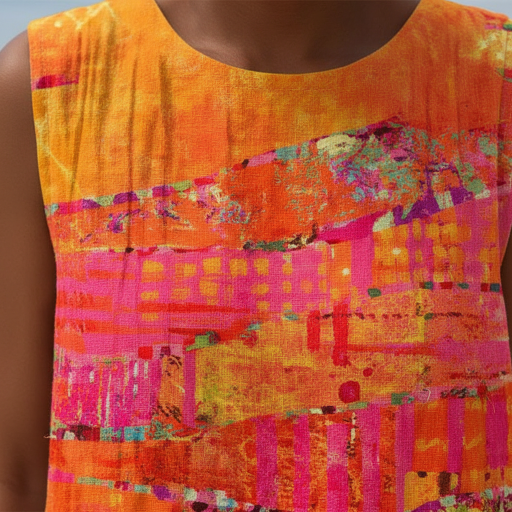 Faye | Vestido midi Sunset