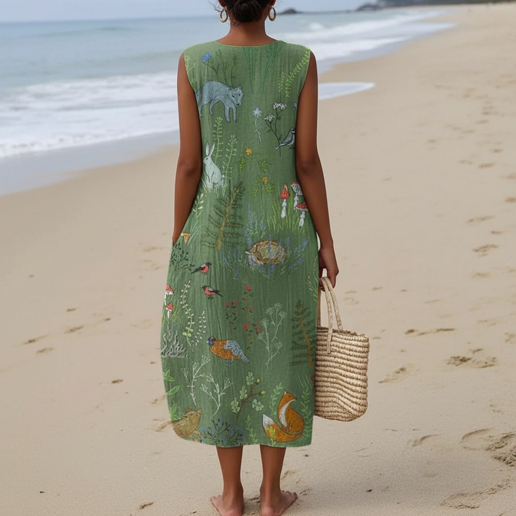 Esperanza | Vestido midi Woodland