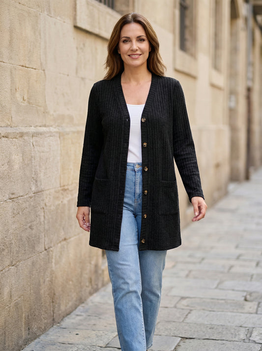 Blusa de punto texturizado