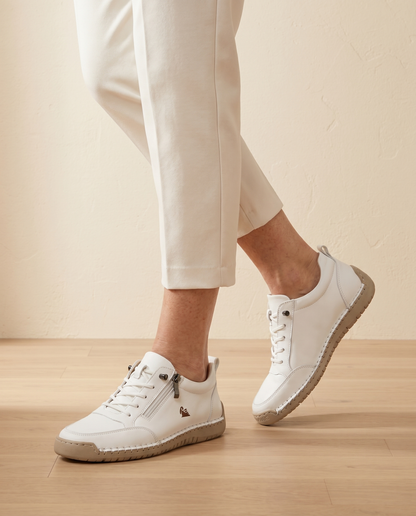 Mila  – Zapatillas ortopédicas cómodas + cremallera