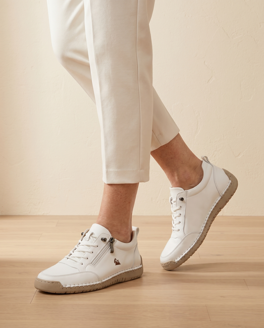 Mila  – Zapatillas ortopédicas cómodas + cremallera