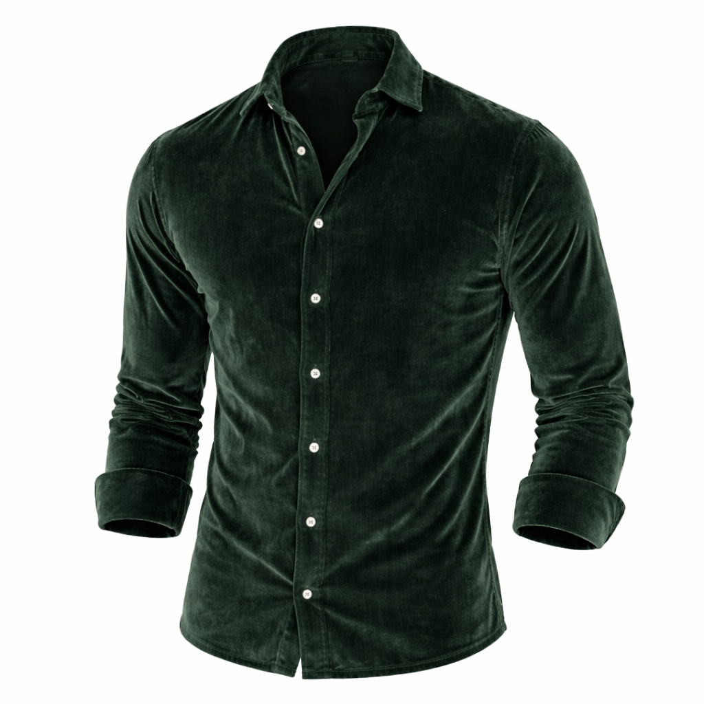 Camisa de terciopelo