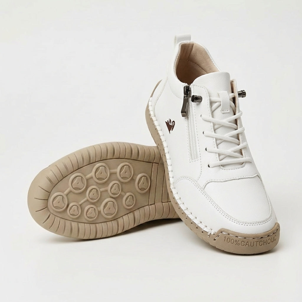 Mila  – Zapatillas ortopédicas cómodas + cremallera