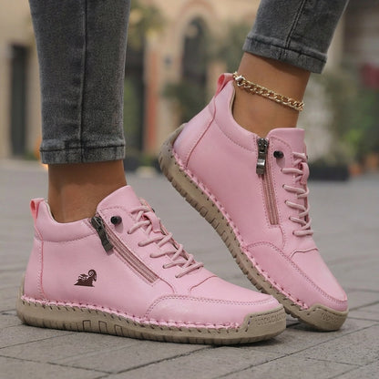 Mila  – Zapatillas ortopédicas cómodas + cremallera