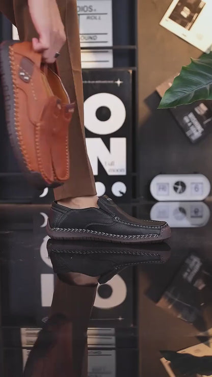 Zapatos clásicos y cómodos de piel para hombre