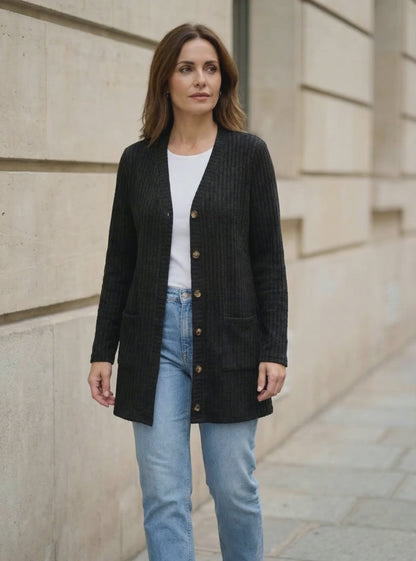 Blusa de punto texturizado