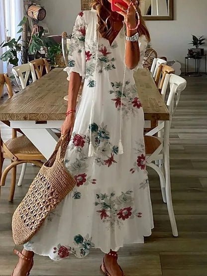 Luna – Vestido midi boho sin esfuerzo